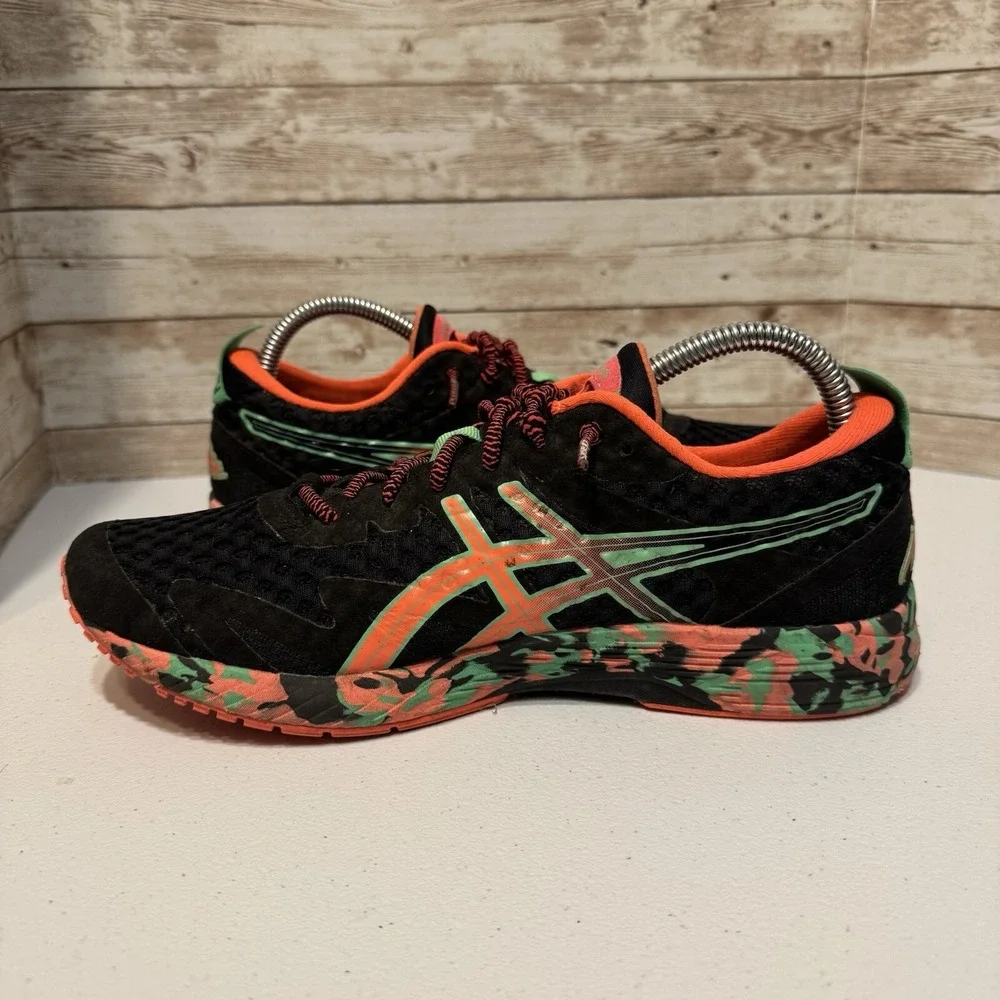 ASICS Gel Noosa Tri 12 Camo‎ -Black Coral Men's Size 7.5- Style 1011A673